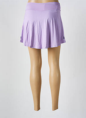 Fustă pantaloni scurți talie elastică violet ALTO GIRO femeie