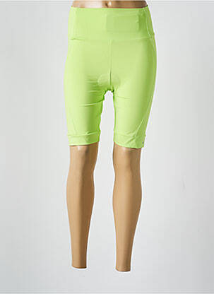 Pantalon de ciclism talie elastică verde ALTO GIRO femeie