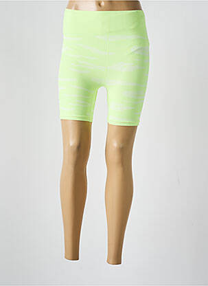 Pantalon de ciclism talie elastică galben ALTO GIRO femeie
