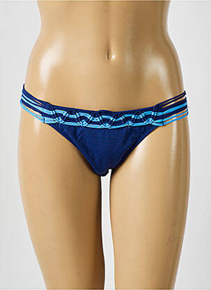 Chiloți de baie țesătură satinată chiloți albastru DESPI femme