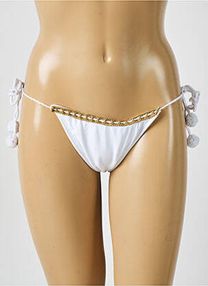 Chiloți de baie alb DESPI femeie