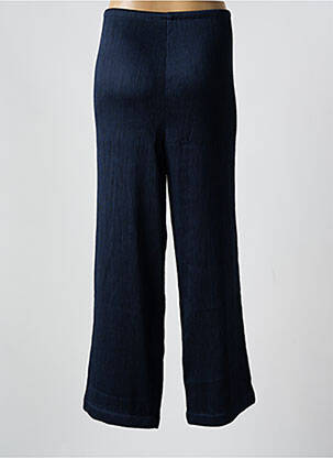 Pantalon drept talie elastică albastru MINIMUM femeie