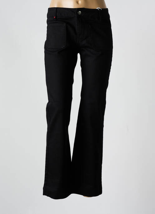 Pantalon evazat negru F.A.M. femeie