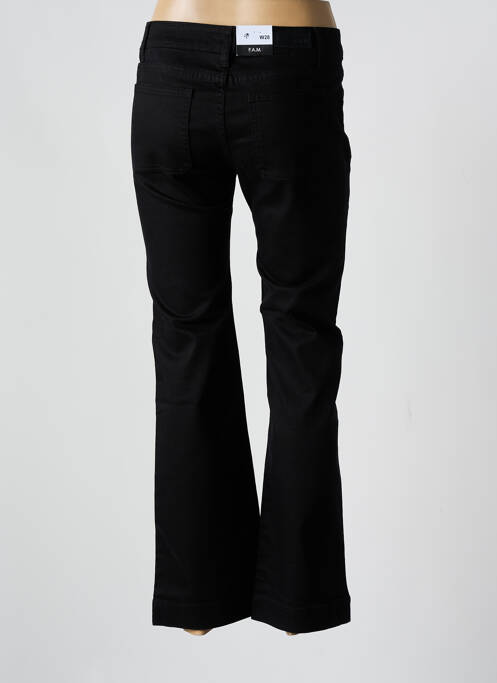 Pantalon evazat negru F.A.M. femeie