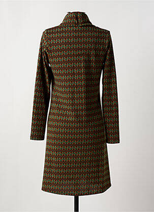 Rochie scurtă mâneci lungi mâneci lungi verde LINGAM femeie