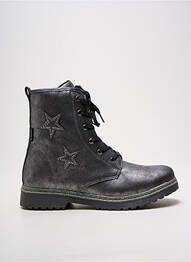 Botine/ghete umplută toc plat până la 3 cm argintiu LICO femme