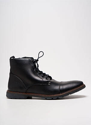 Botine/ghete material neted toc mic negru COTEMER bărbat