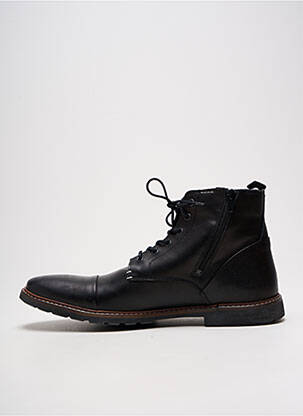Botine/ghete material neted toc mic negru COTEMER bărbat