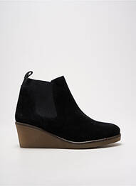 Botine/ghete nubuc toc de 4 la 6 cm negru COTEMER femme