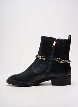 Botine/ghete material neted toc plat până la 3 cm negru TAMARIS femeie