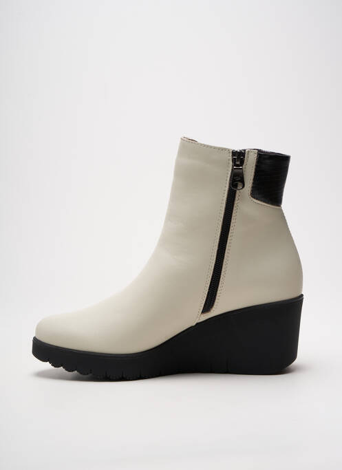 Botine/Ghete alb PAULA URBAN femeie