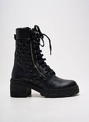 Botine/ghete material neted toc de 4 la 6 cm negru PINTO DI BLU femeie