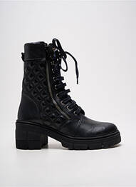 Botine/ghete material neted toc de 4 la 6 cm negru PINTO DI BLU femme