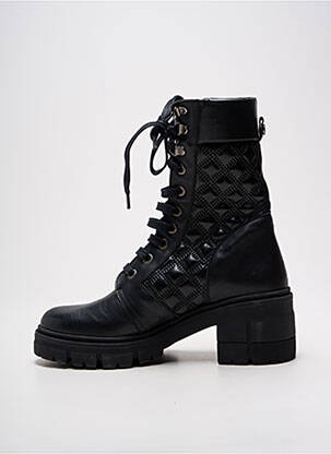 Botine/ghete material neted toc de 4 la 6 cm negru PINTO DI BLU femeie