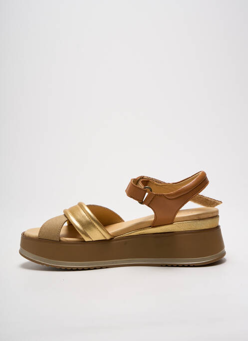 Sandale/Pantofi decupați auriu MKD femeie