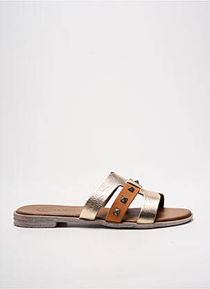 Mulete/Saboți auriu LUNE & L'AUTRE femeie