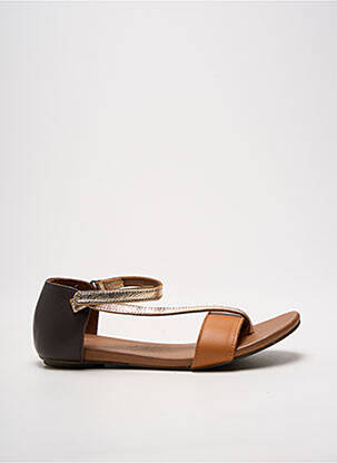 Șlapi auriu LUNE & L'AUTRE femeie