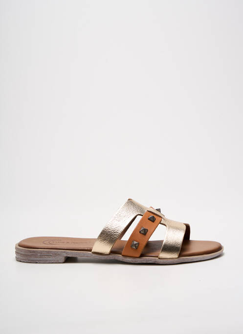 Mulete/Saboți auriu LUNE & L'AUTRE femeie