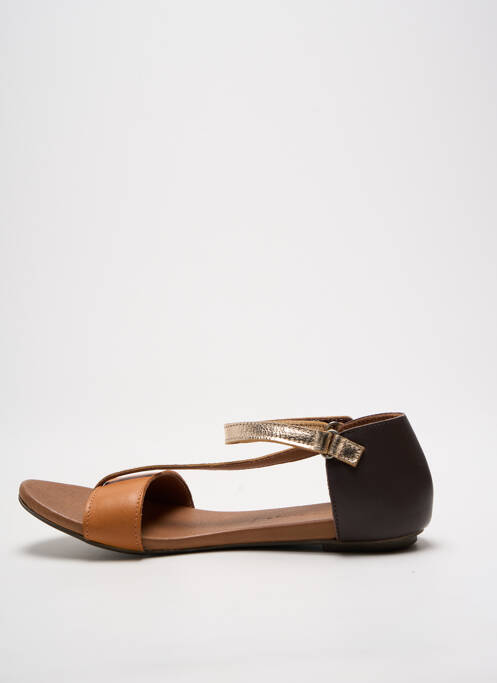 Șlapi auriu LUNE & L'AUTRE femeie