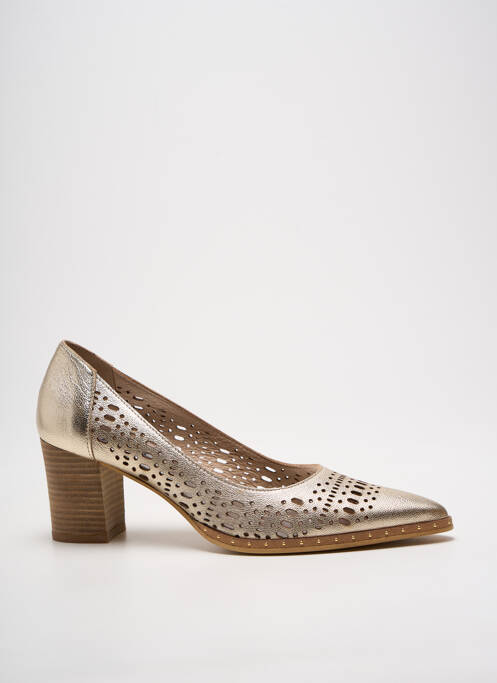 Pantofi cu toc auriu MYMA femeie