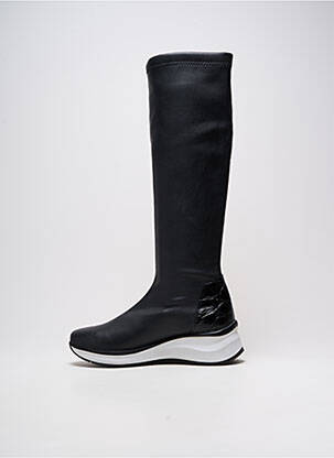 Cizme vârf rotund toc de 4 la 6 cm negru PAULA URBAN femeie