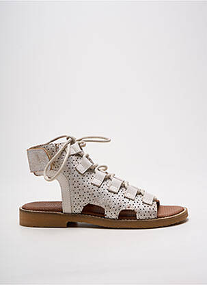 Sandale/Pantofi decupați argintiu CASTA femeie