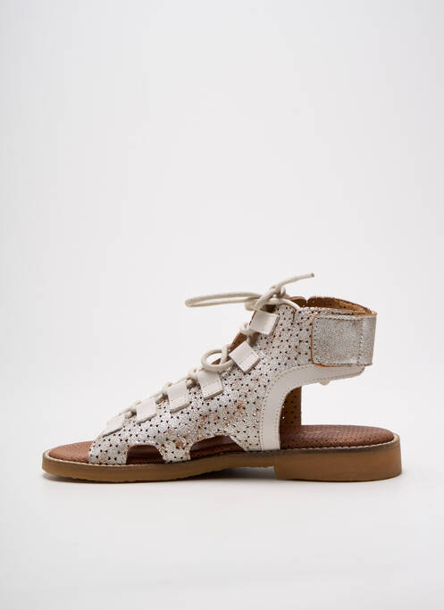 Sandale/Pantofi decupați argintiu CASTA femeie