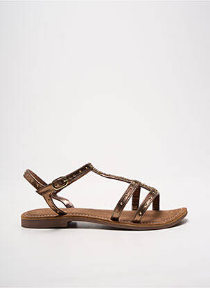 Sandale/Pantofi decupați maro SANTAFE femeie