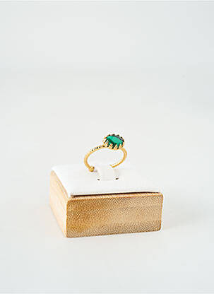 Inel materiale metalice verde BY GARANCE femeie