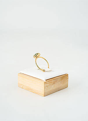 Inel materiale metalice verde BY GARANCE femeie