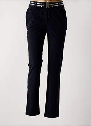 Pantalon slim talie elastică mărime normală negru MC PLANET femeie
