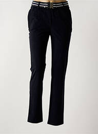 Pantalon slim talie elastică mărime normală negru MC PLANET femme