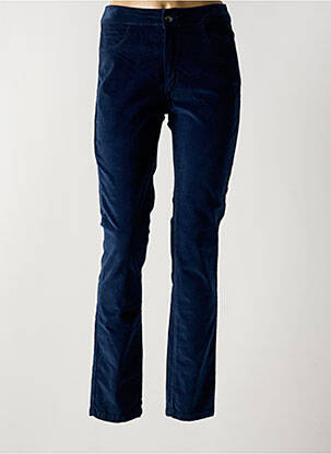 Pantalon slim albastru LAUREN VIDAL femeie