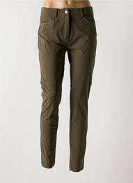 Pantalon slim conic mărime normală verde MC PLANET femme