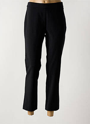 Pantalon 7/8 talie cu cleme mărime normală negru SARAH PACINI femeie