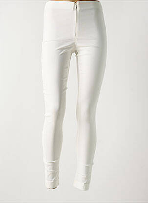 Pantalon slim bej LAUREN VIDAL femeie