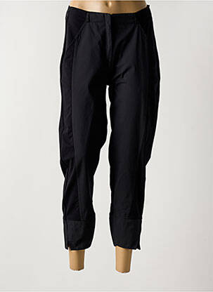 Pantalon 7/8 talie înaltă talie înaltă negru LUUKAA femeie
