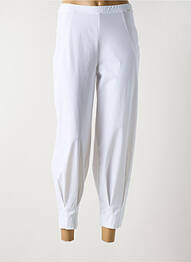 Pantalon 7/8 elasticitate mărime normală alb MALOKA femeie