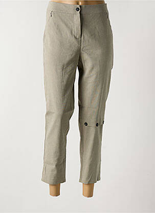 Pantalon 7/8 verde SARAH PACINI femeie