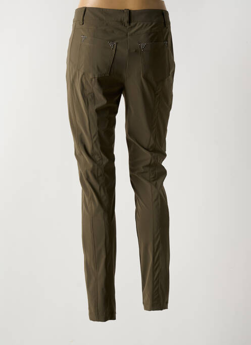 Pantalon slim verde MC PLANET femeie