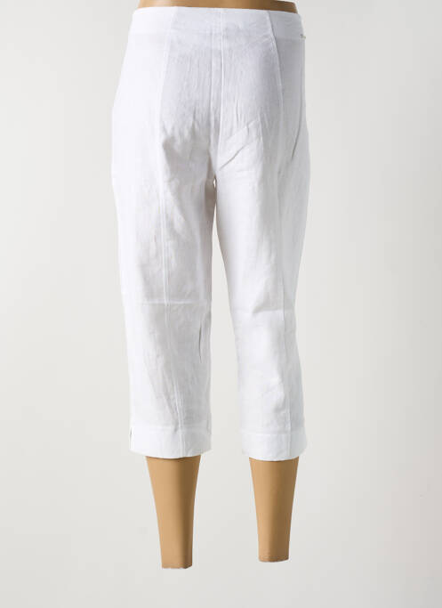 Pantalon trei sferturi alb MALOKA femeie