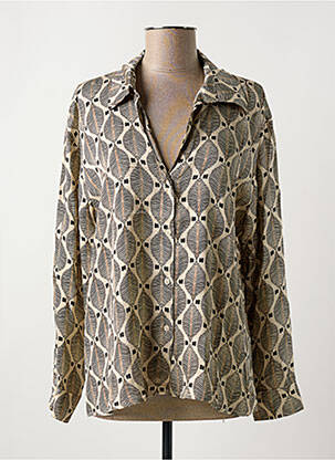 Cămașă bej LAUREN VIDAL femeie