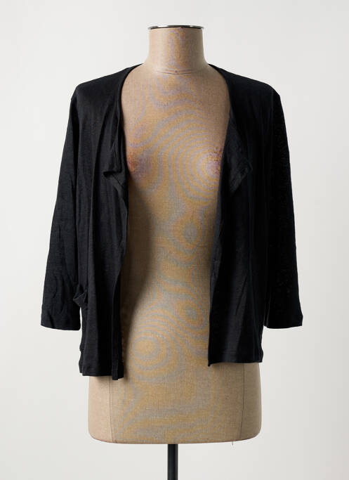 Vestă cu mâneci lungi negru MALOKA femeie