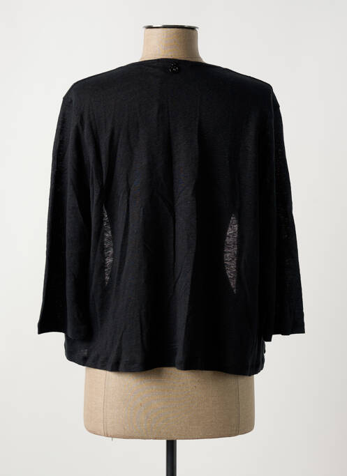 Vestă cu mâneci lungi negru MALOKA femeie