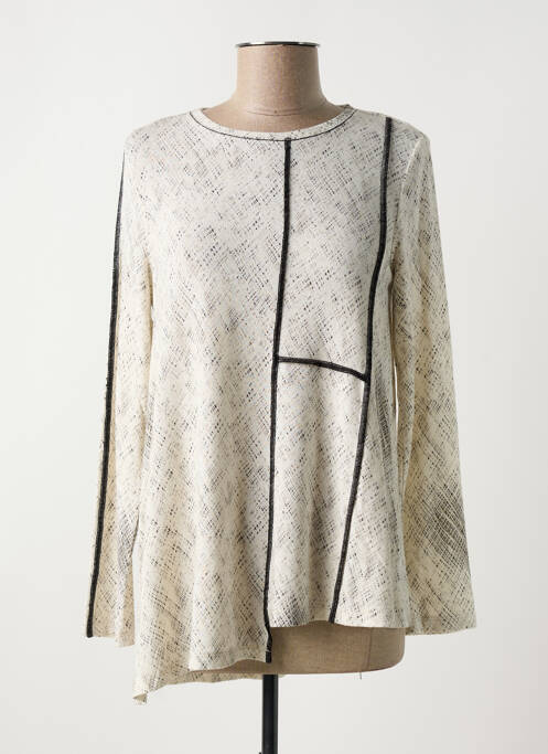 Pulover tunică bej OZAI N KU femeie