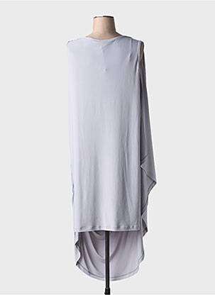Rochie midi fără mâneci fără mâneci gri NIJII femeie