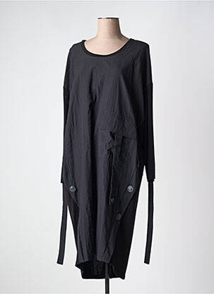 Rochie midi mâneci lungi mâneci lungi negru NIJII femeie