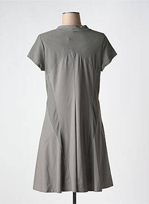 Rochie midi mâneci scurte mâneci scurte verde MC PLANET femeie