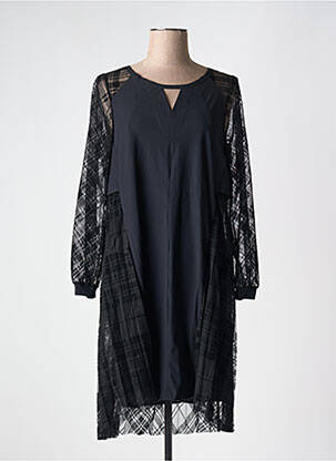 Rochie midi mâneci lungi mâneci lungi negru MC PLANET femeie