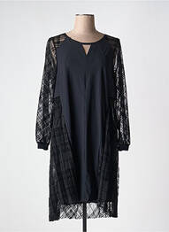 Rochie midi mâneci lungi mâneci lungi negru MC PLANET femme